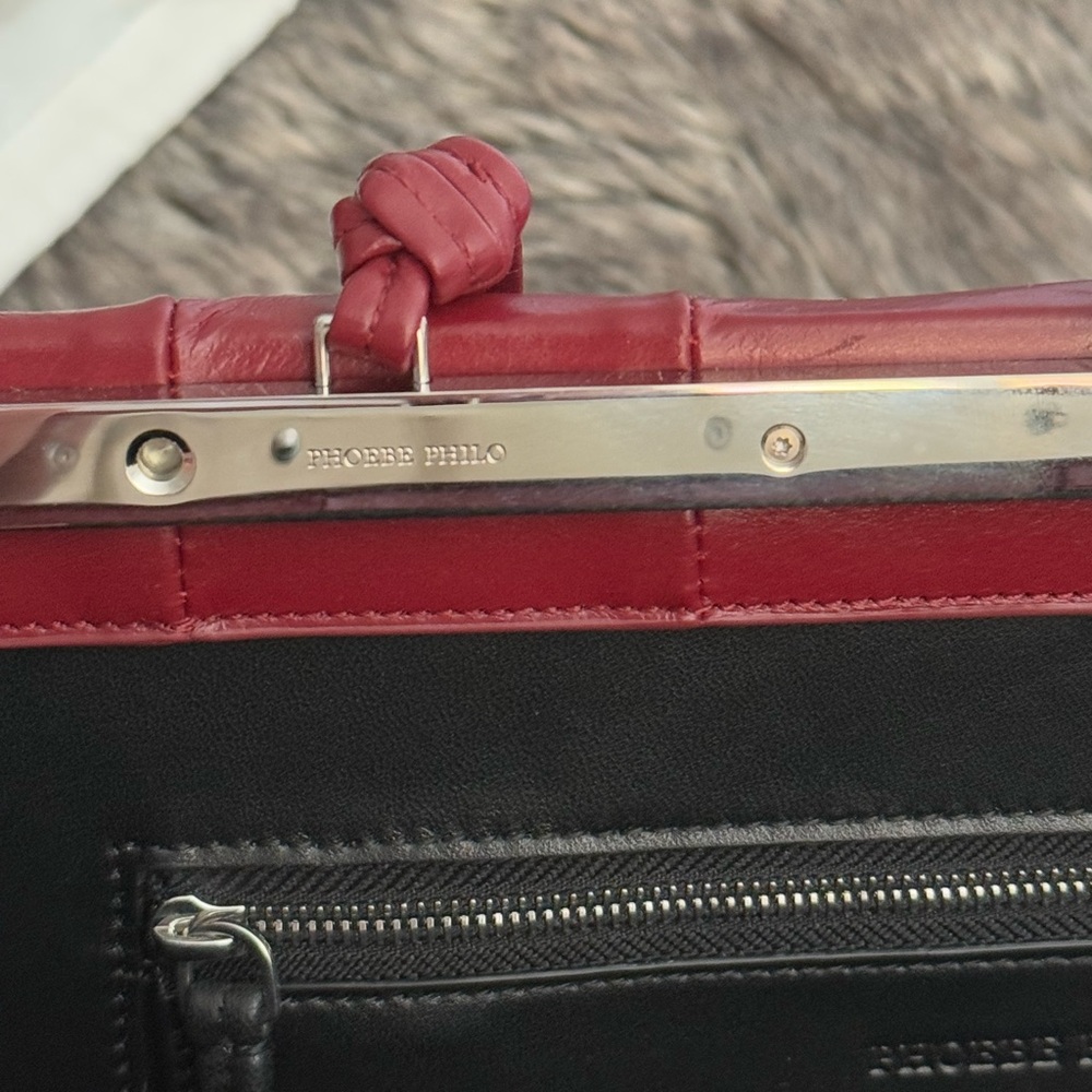 Phoebe Philo Drive Bag in Lipstick Red - Picture 9 of 10